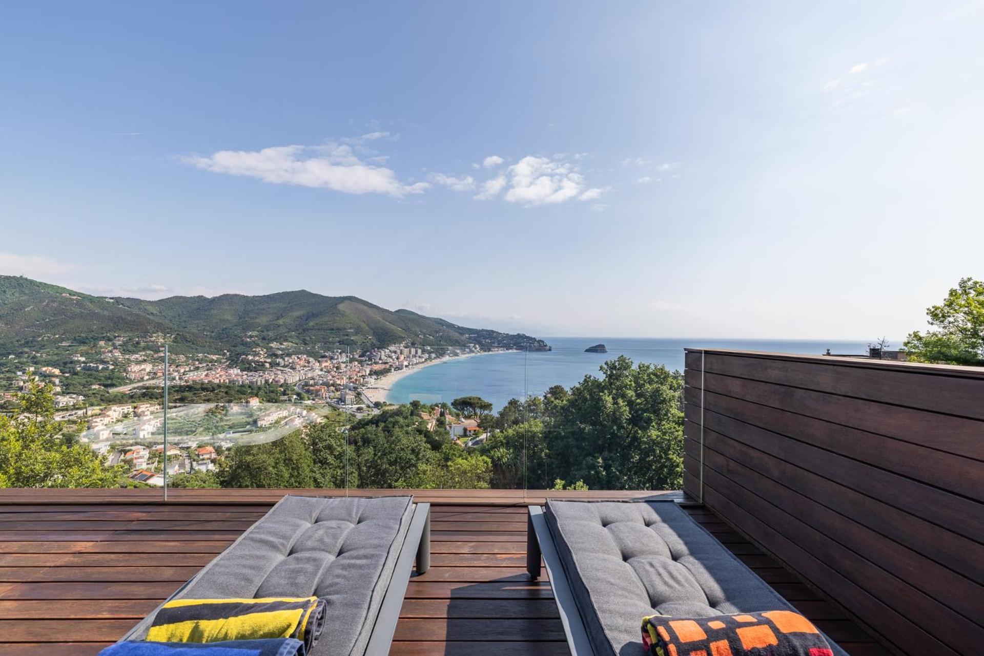 Willa Spettacolare Vista Isola Terrazza E Idromassaggio Noli Zewnętrze zdjęcie