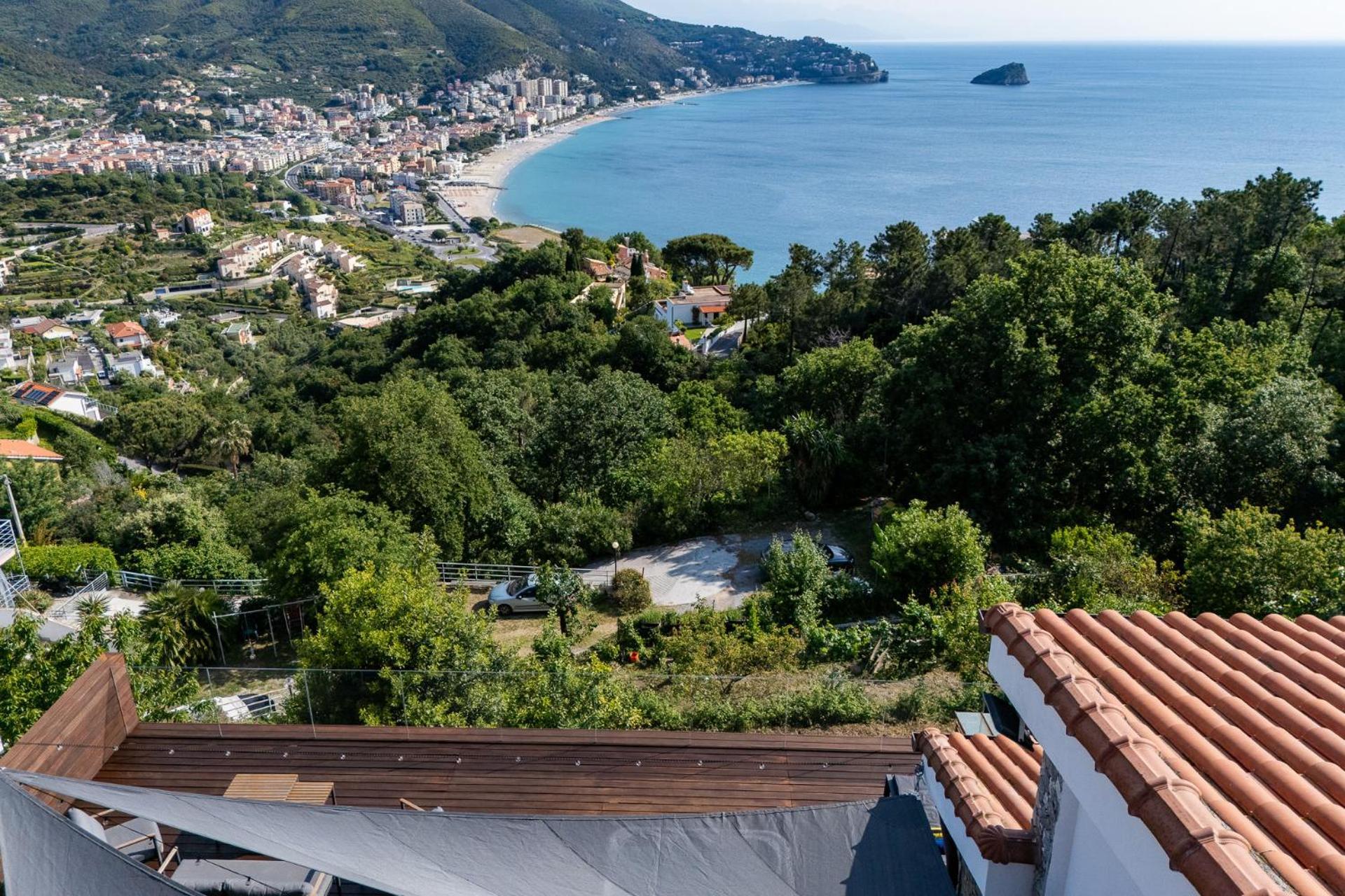 Willa Spettacolare Vista Isola Terrazza E Idromassaggio Noli Zewnętrze zdjęcie